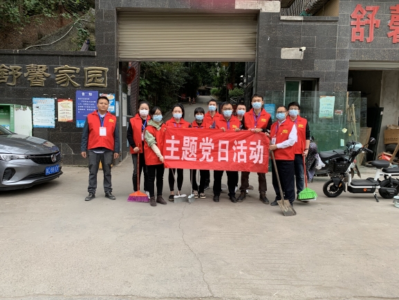 四川远歌集团有限公司组织开展党员“双报到”志愿服务活动